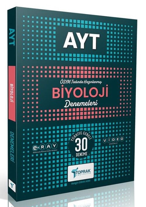 Toprak YKS AYT Biyoloji 30 Deneme Çözümlü Toprak Yayıncılık