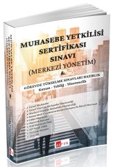 Akfon Muhasebe Yetkilisi Sertifika Sınavı Merkez Yönetim Akfon Yayınları