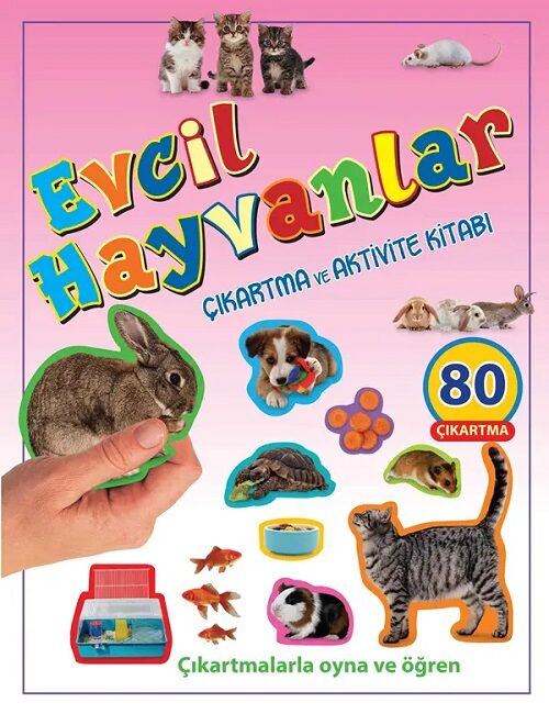 Evcil Hayvanlar Çıkartma ve Aktivite Kitabı Parıltı Yayınları