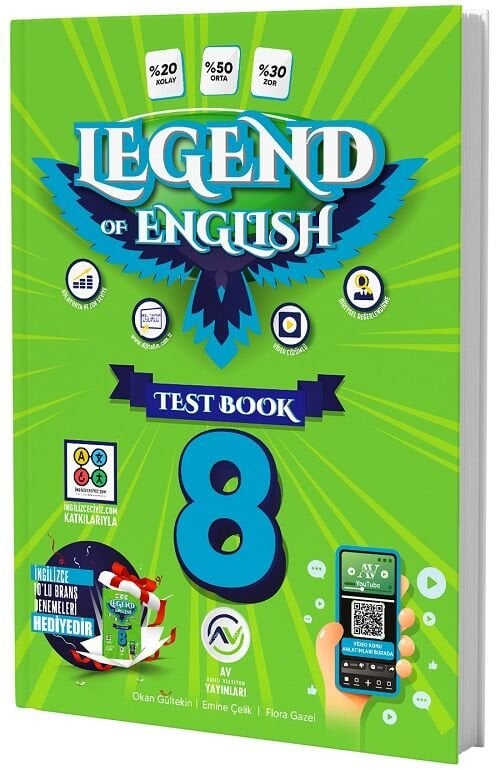 Av Yayınları 8. Sınıf İngilizce Legend Of English Test Book Av Yayınları