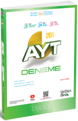 Üç Dört Beş 2026 YKS AYT Biyoloji 20 Deneme Video Çözümlü Üç Dört Beş Yayınları