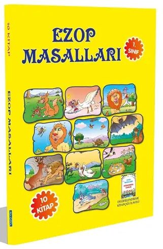 Ezop Masalları 10 Kitap Set Parıltı Yayınları