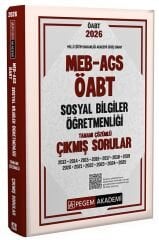 Pegem 2026 ÖABT MEB-AGS Sosyal Bilgiler Öğretmenliği Çıkmış Sorular Çözümlü Pegem Akademi Yayınları