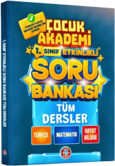 Çocuk Akademi 1. Sınıf Tüm Dersler Etkinlikli Soru Bankası Çocuk Akademi