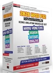 Savaş 2026 KPSS A Grubu P32 Kaymakamlık Konu Anlatımlı Modüler Set - Ahmet Nohutçu Savaş Yayınları