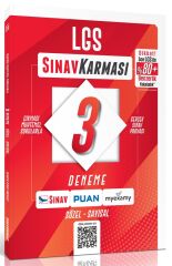 Sınav 8. Sınıf LGS Tüm Dersler Sınav Kalitesinde 3 Deneme Çözümlü Sınav Yayınları