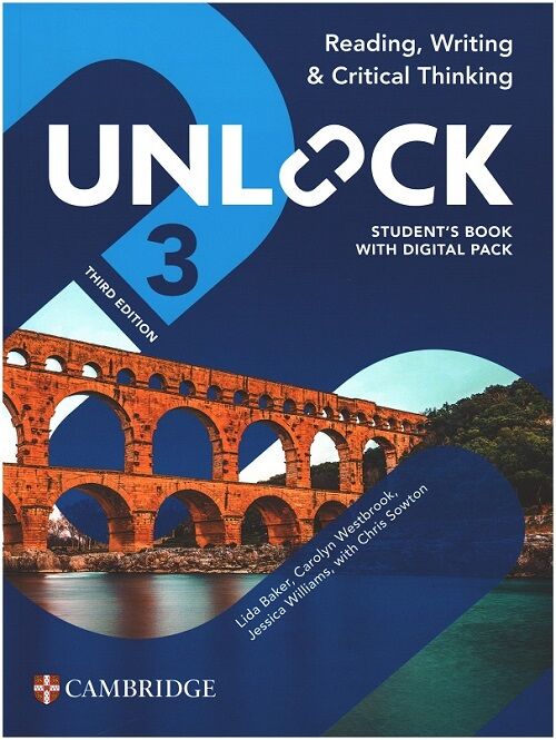 Cambridge Unlock 3 Reading - Writing - Critical Thinking Student's Book with Digital Pack (3rd) Cambridge Yayınları
