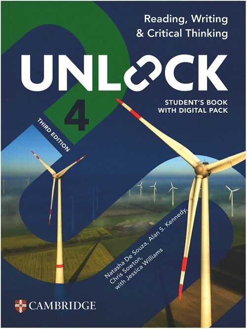 Cambridge Unlock 4 Reading - Writing - Critical Thinking Student's Book with Digital Pack (3rd) Cambridge Yayınları