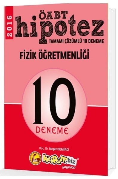 SÜPER FİYAT - Kitapcim.biz ÖABT HİPOTEZ Fizik Öğretmenliği 10 Deneme Çözümlü Kitapcim.biz Yayınları