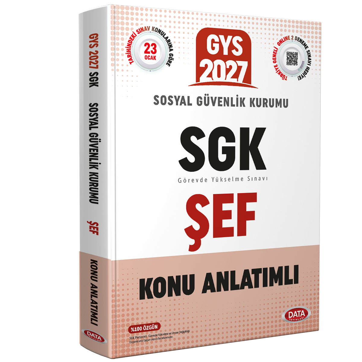 Data 2027 GYS SGK Şef Konu Anlatımlı Görevde Yükselme Data Yayınları