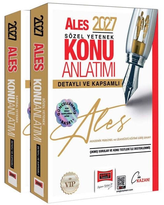 Yargı 2027 ALES VIP Konu Anlatımlı Modüler Set Yargı Yayınları