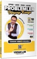 Yediiklim 2026 KPSS MEB-AGS ALES DGS Problemler 60 Deneme Kampı Çözümlü - Mehmet Bilge Yıldız Yediiklim Yayınları