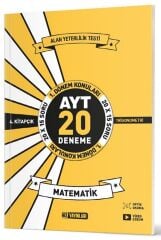 Hız Yayınları YKS AYT Matematik 1. Dönem Konuları 20 Deneme 4. Kitapçık Hız Yayınları