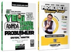 Yediiklim 2026 KPSS ALES DGS 7 Yedi Adımda Problemler Konu Anlatımlı Soru Bankası + 60 Deneme 2 li Set - Mehmet Bilge Yıldız Yediiklim Yayınları