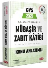 Data 2025 GYS Adalet Bakanlığı Mübaşir ve Zabıt Katibi Konu Anlatımlı Görevde Yükselme Data Yayınları