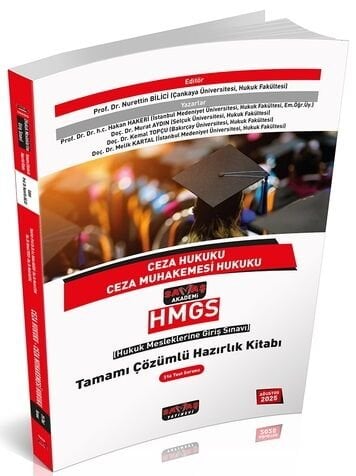Savaş 2025 HMGS Ceza Hukuku, Ceza Muhakemesi Hukuku Hazırlık Kitabı Çözümlü - Nurettin Bilici Savaş Yayınları
