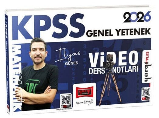 Yargı 2026 KPSS Matematik Video Ders Notları - İlyas Güneş Yargı Yayınları