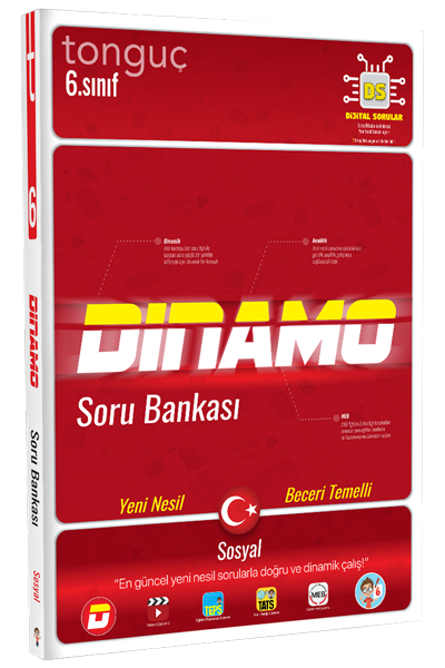 Tonguç 6. Sınıf Sosyal Bilgiler Dinamo Soru Bankası Tonguç Akademi