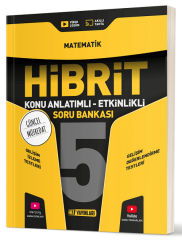 Hız Yayınları 5. Sınıf Matematik Hibrit Konu Anlatımlı Etkinlikli Soru Bankası Hız Yayınları