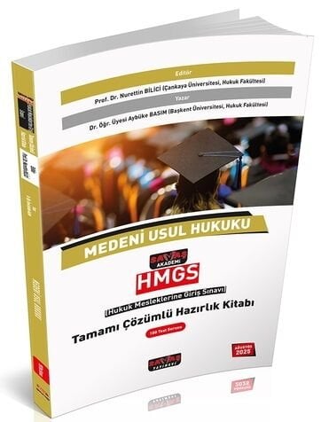 Savaş 2025 HMGS Medeni Usul Hukuku Hazırlık Kitabı Çözümlü - Nurettin Bilici Savaş Yayınları