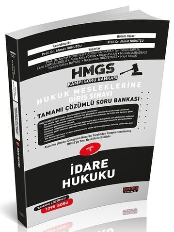 Savaş 2025 HMGS Kampı İdare Hukuku Soru Bankası Çözümlü - Ahmet Nohutçu Savaş Yayınları