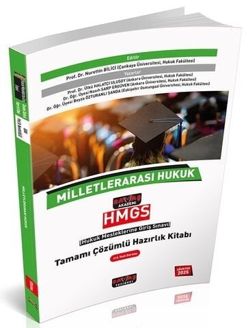 Savaş 2025 HMGS Milletlerarası Hukuk Hazırlık Kitabı Çözümlü - Nurettin Bilici Savaş Yayınları