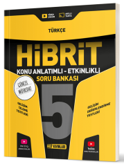 Hız Yayınları 5. Sınıf Türkçe Hibrit Konu Anlatımlı Etkinlikli Soru Bankası Hız Yayınları