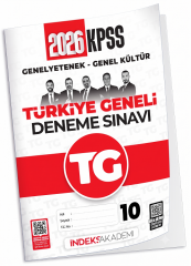 İndeks Akademi 2026 KPSS TG-10 Türkiye Geneli Deneme Genel Yetenek Genel Kültür Çözümlü İndeks Akademi Yayıncılık