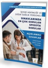 Pelikan  İşyeri Hekimliği ve Diğer Sağlık Personeli Sınavlarında En Çok Sorulan Spesifik Sorular - Muhammed Nurullah Acar Pelikan Yayınları