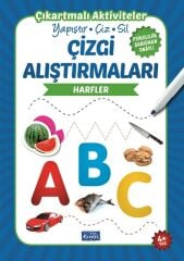 Çizgi Alıştırmaları - Harfler Parıltı Yayınları
