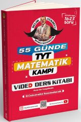 SÜPER FİYAT - Bıyıklı Matematik YKS TYT 55 Günde Matematik Kampı Video Ders Kitabı - Selim Yüksel Bıyıklı Matematik