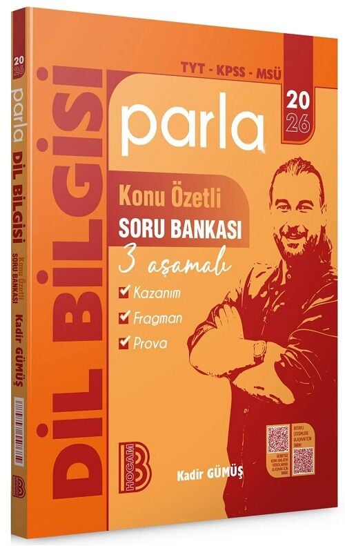 Benim Hocam 2026 YKS TYT KPSS MSÜ Dil Bilgisi PARLA Konu Özetli Soru Bankası Çözümlü - Kadir Gümüş Benim Hocam Yayınları