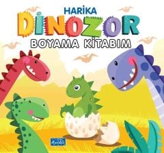 Harika Dinozor Boyama Kitabım Parıltı Yayınları