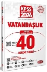 Data 2026 KPSS Vatandaşlık Ultra 40 Deneme Çözümlü Data Yayınları