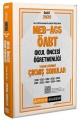 Pegem 2026 ÖABT MEB-AGS Okul Öncesi Öğretmenliği Çıkmış Sorular Çözümlü Pegem Akademi Yayınları