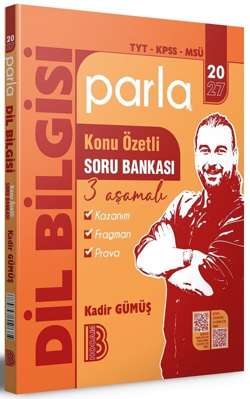 Benim Hocam 2027 YKS TYT KPSS MSÜ Dil Bilgisi PARLA Konu Özetli Soru Bankası Çözümlü - Kadir Gümüş Benim Hocam Yayınları