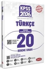 Data 2026 KPSS Türkçe Ultra 20 Deneme Çözümlü Data Yayınları