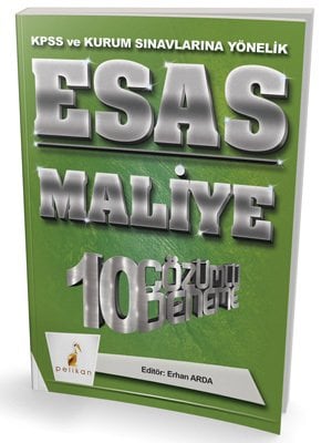 Pelikan KPSS A Grubu Maliye ESAS 10 Deneme Çözümlü Pelikan Yayınları