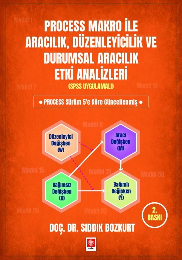 Ekin Process Makro ile Aracılık, Düzenleyicilik ve Durumsal Aracılık Etki Analizleri 2. Baskı - Sıddık Bozkurt Ekin Yayınları