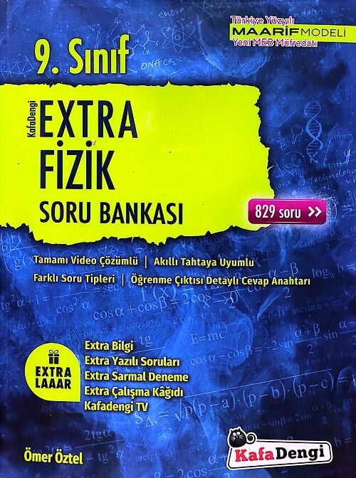 Kafadengi 9. Sınıf Fizik Extra Soru Bankası Kafadengi Yayınları