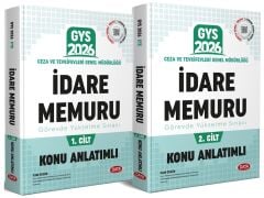 Data 2026 GYS Ceza ve Tevkifevleri İdare Memuru Konu Anlatımlı Hazırlık Kitabı Seti Görevde Yükselme Data Yayınları