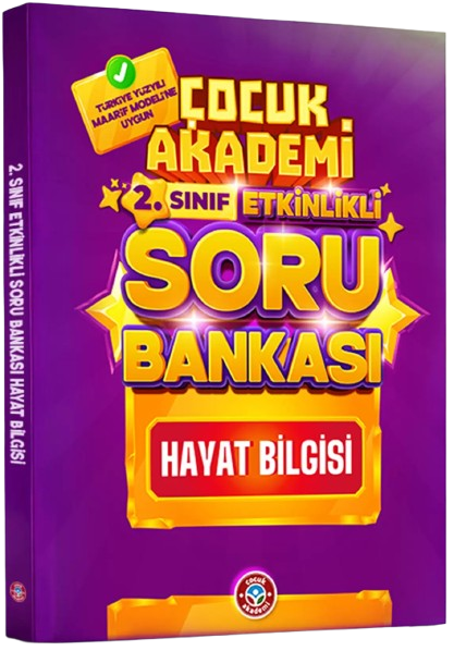 Çocuk Akademi 2. Sınıf Hayat Bilgisi Etkinlikli Soru Bankası Çocuk Akademi