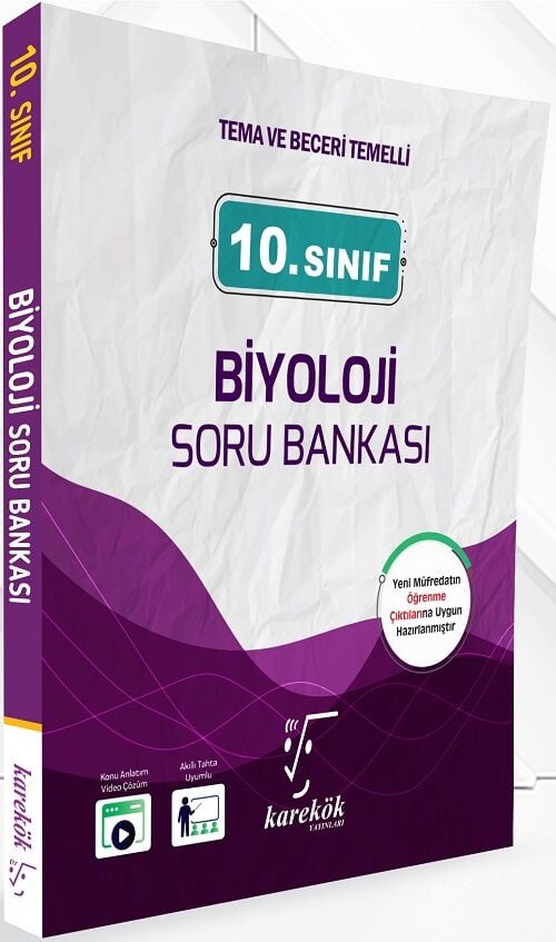 Karekök 10. Sınıf Biyoloji Soru Bankası Karekök Yayınları