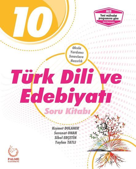 Palme 10. Sınıf Türk Dili ve Edebiyatı Soru Kitabı Palme Yayınları
