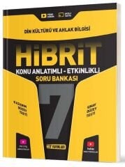 Hız Yayınları 7. Sınıf Din Kültürü ve Ahlak Bilgisi Hibrit Konu Anlatımlı Etkinlikli Soru Bankası Hız Yayınları