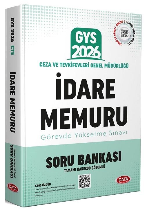 Data 2026 GYS Ceza ve Tevkifevleri İdare Memuru Soru Bankası Görevde Yükselme Data Yayınları