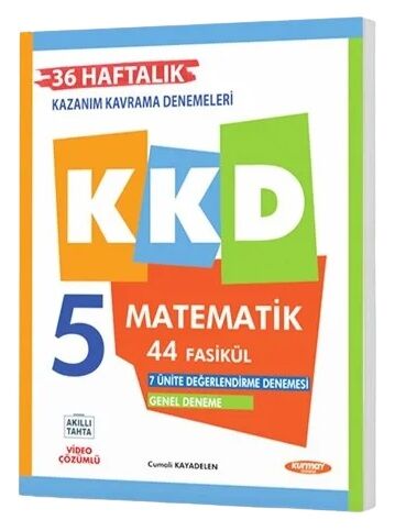 Kurmay ELT 5. Sınıf Matematik KKD Haftalık Kazanım Kavrama Denemeleri Kurmay ELT Yayınları