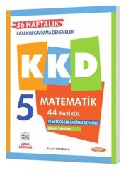 Kurmay ELT 5. Sınıf Matematik KKD Haftalık Kazanım Kavrama Denemeleri Kurmay ELT Yayınları