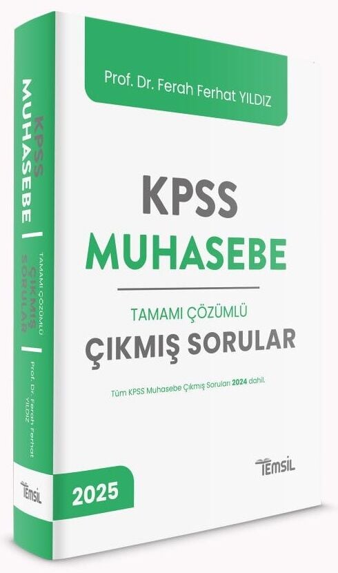 Temsil 2025 KPSS A Grubu Muhasebe Çıkmış Sorular Çözümlü - Ferhat Yıldız Temsil Yayınları