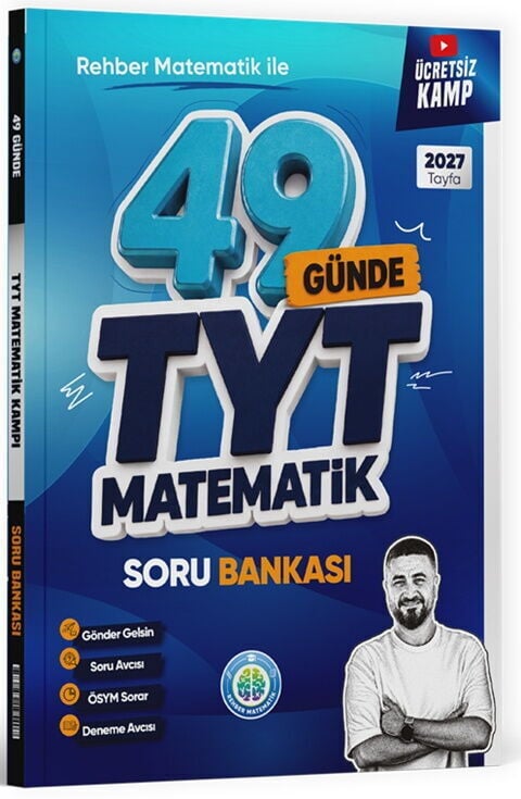 Rehber Matematik 2027 YKS TYT 49 Günde Matematik Soru Bankası Rehber Matematik
